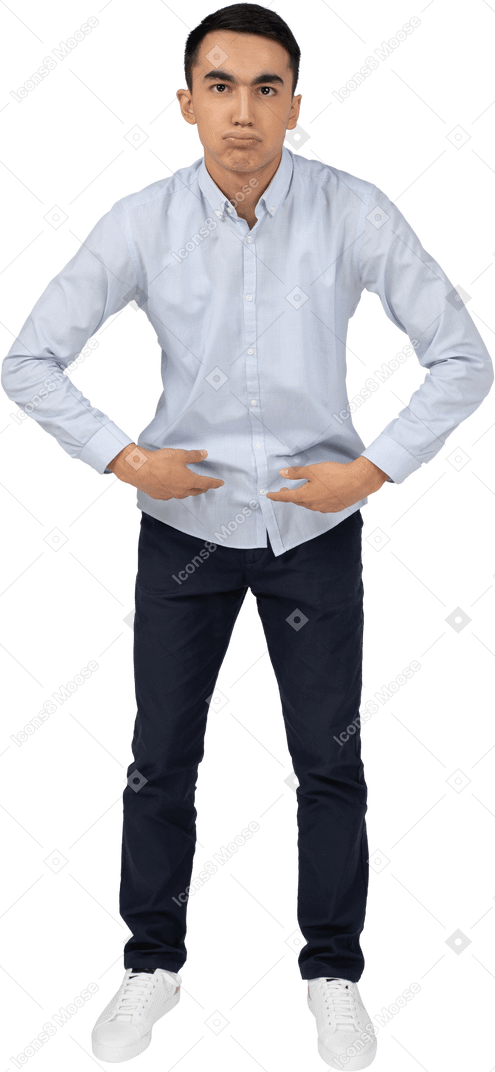 Man in casual clothes standing