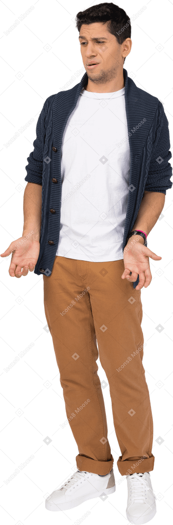 Man in casual clothes standing