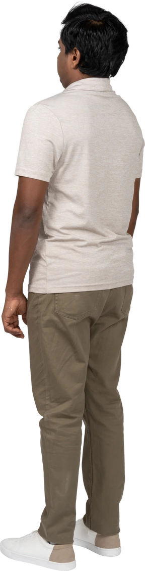 Man in casual clothes standing