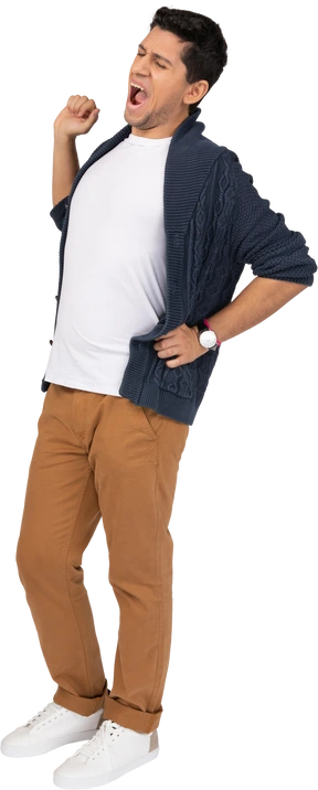 Man in casual clothes standing
