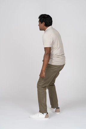 Man in casual clothes standing