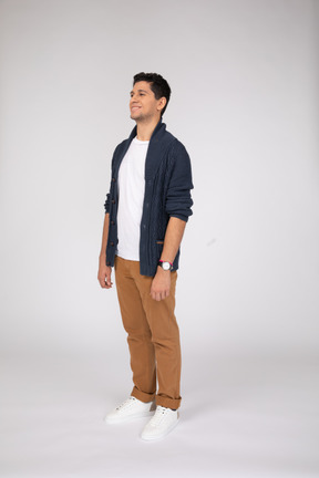 Man in casual clothes standing