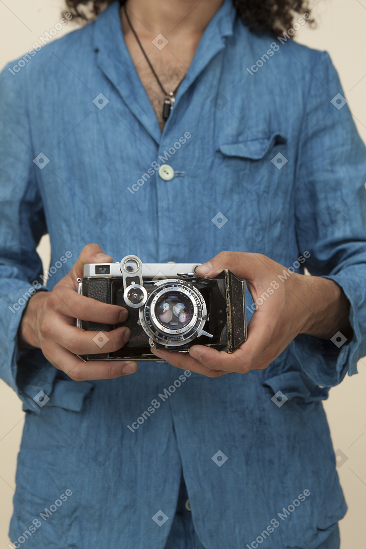 Le denim et la technique vintage vont bien ensemble