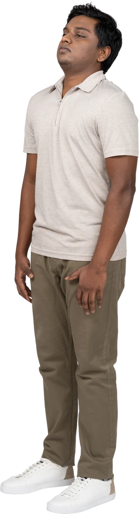 Man in casual clothes standing