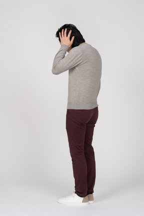 Man in casual clothes standing