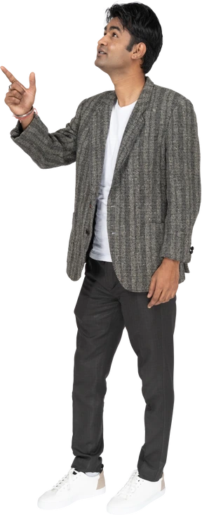 Man in suit standing