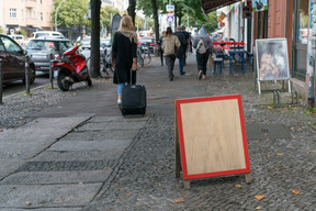 Geschäftige stadt erschossen