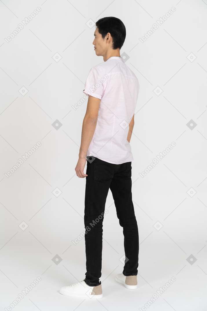 Man in casual clothes standing