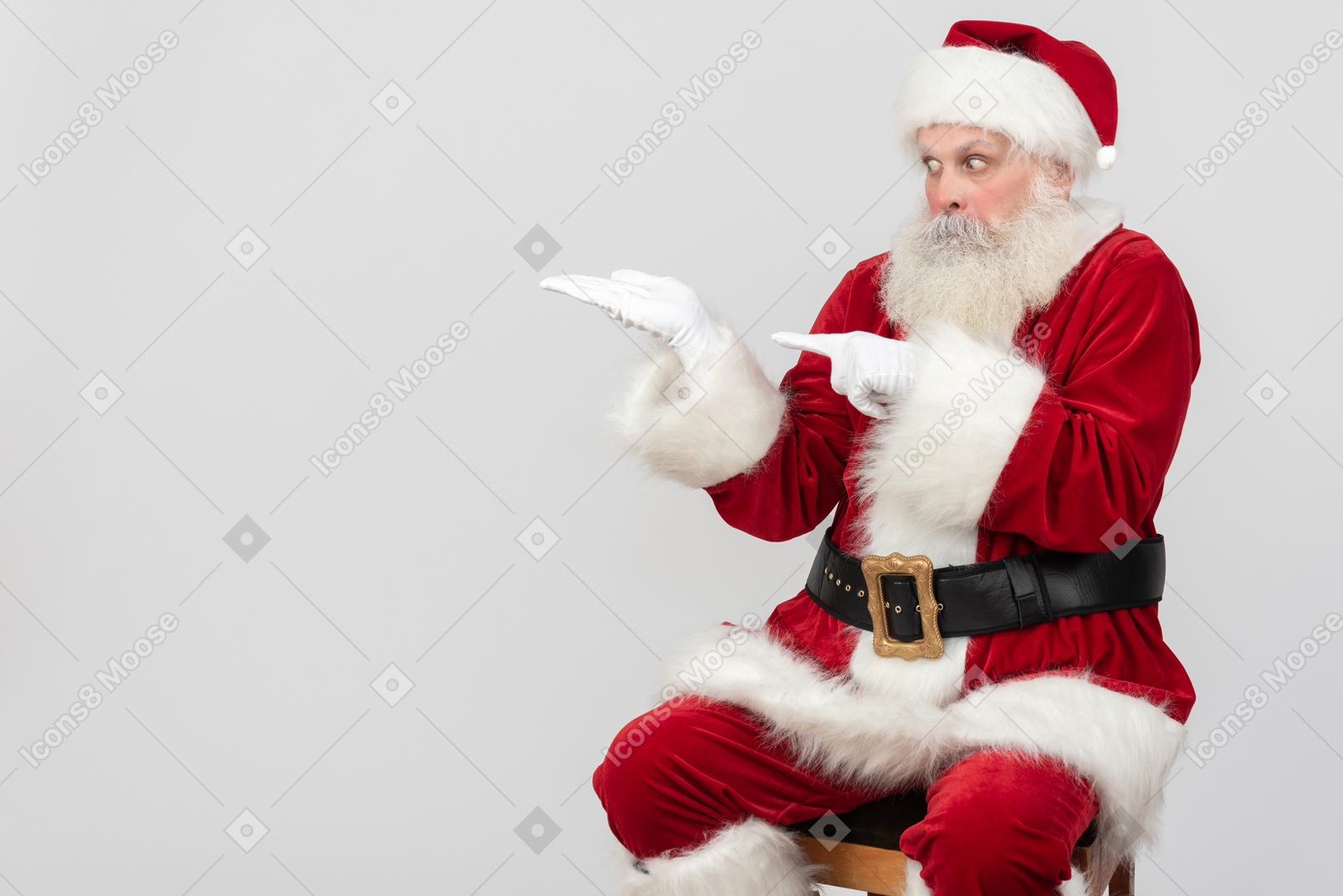 Weihnachtsmann im dienst