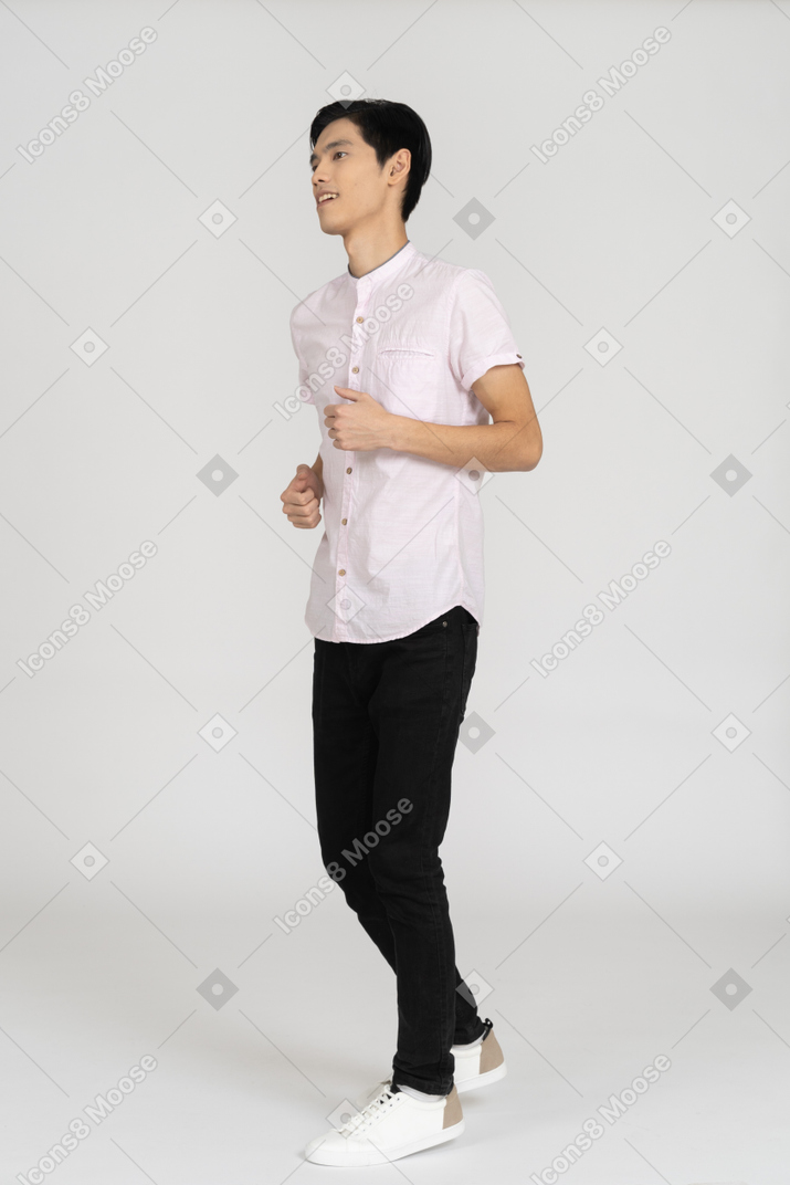 Man in casual clothes standing