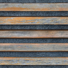 Tavole di legno su granito