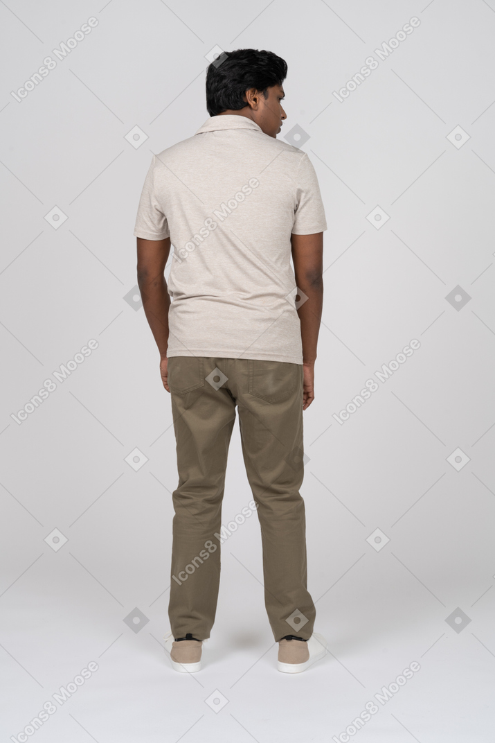 Man in casual clothes standing