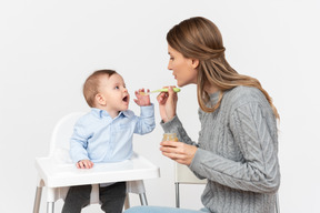 いい子になる、きちんと食べる