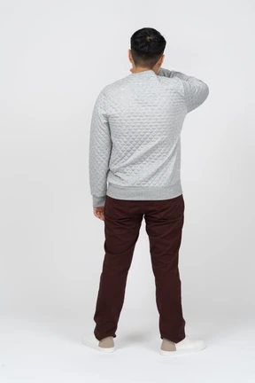 Man in casual clothes standing