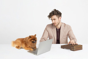 Être le chien le plus intelligent et le plus cool en même temps est épuisant