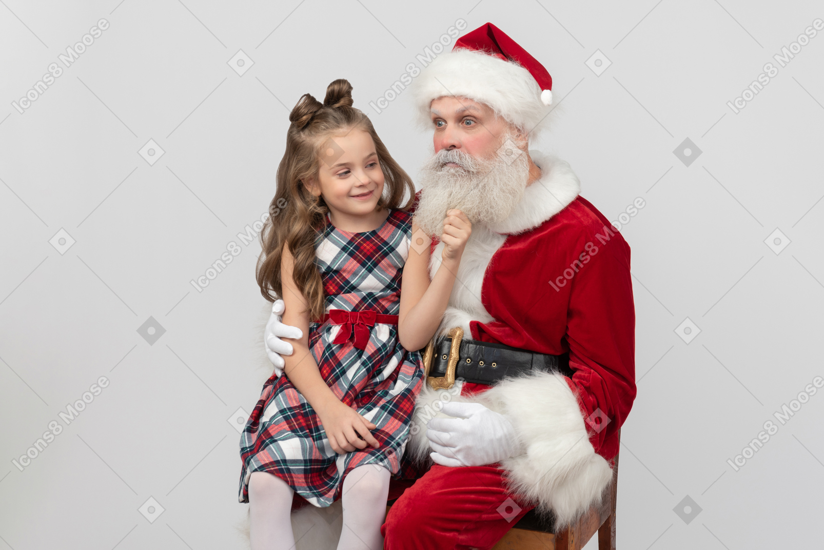 It's not polite to act like this with santa