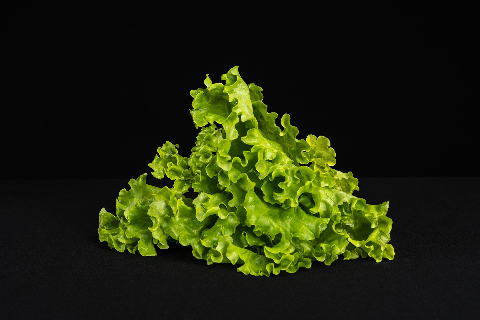 Pile of green lettuce