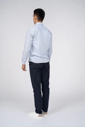 Man in casual clothes standing
