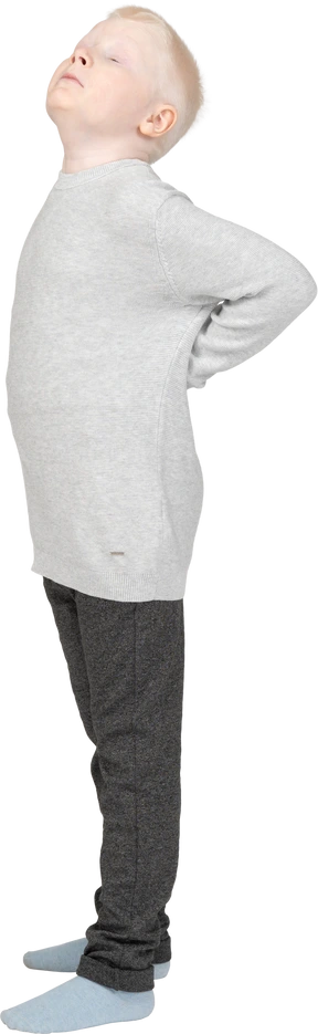 Full-length of a male kid declaring boycott