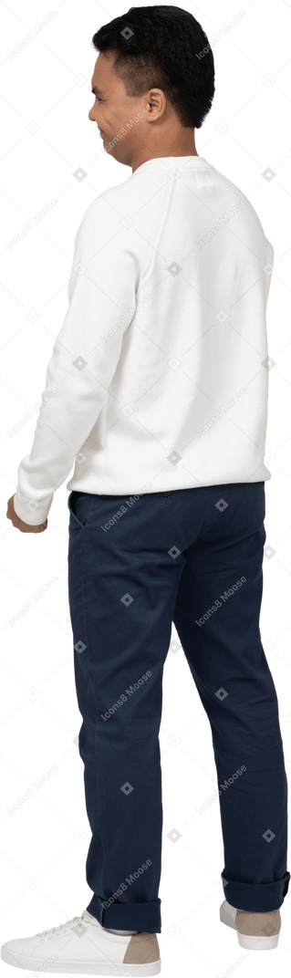 Man in casual clothes standing