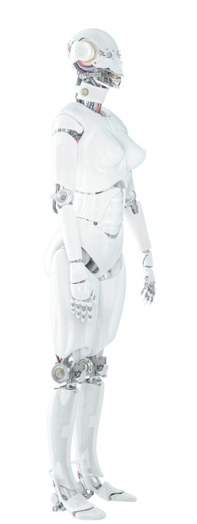 Weiblicher roboter android