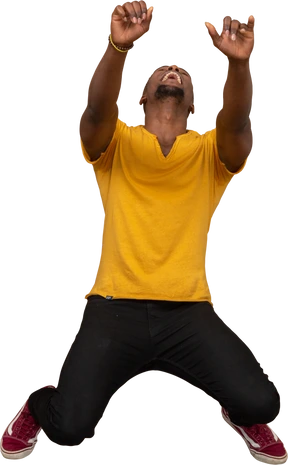 Man in casual clothes standing