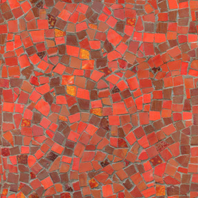Textura de mosaico rojo