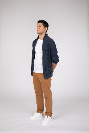 Man in casual clothes standing