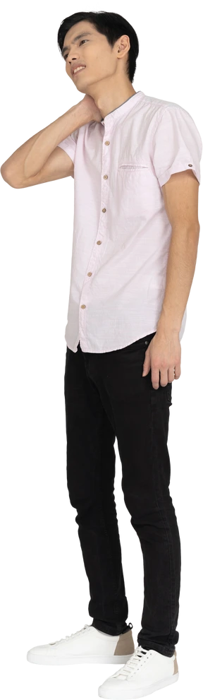 Man in casual clothes standing