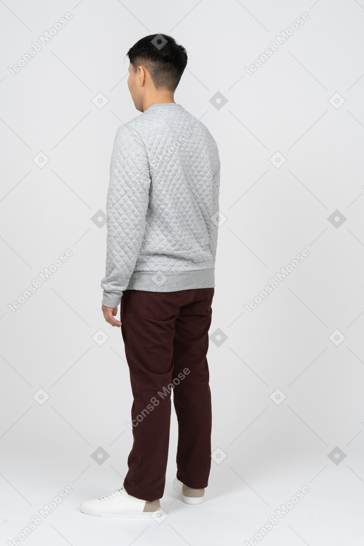 Man in casial clothes standing