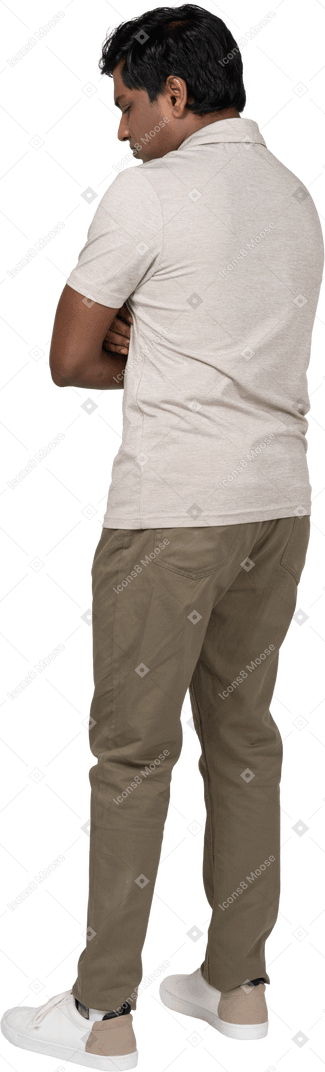 Man in casual clothes standing