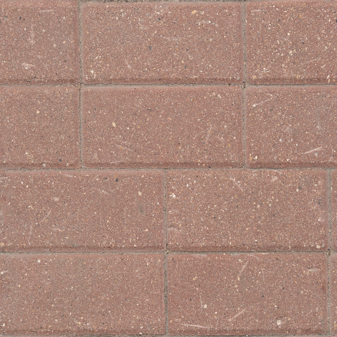 Red pavement bricks texture