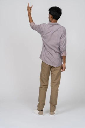 Man in casual clothes standing