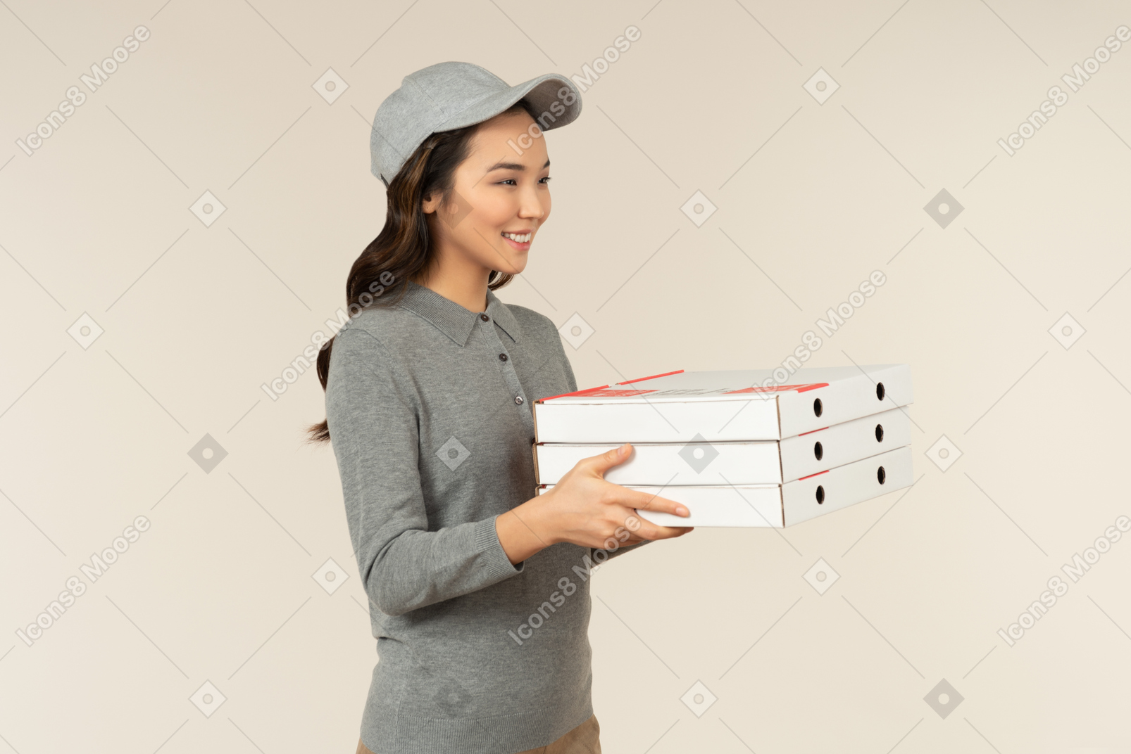 Here you have your pizza