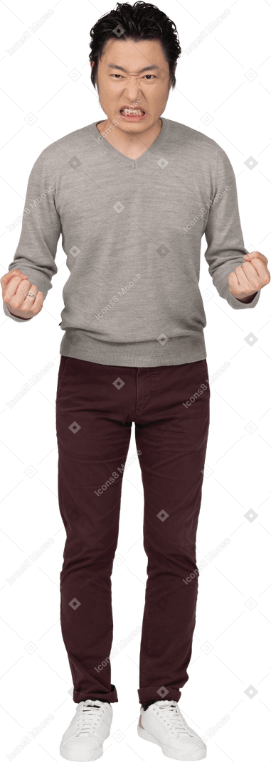 Man in casual clothes standing