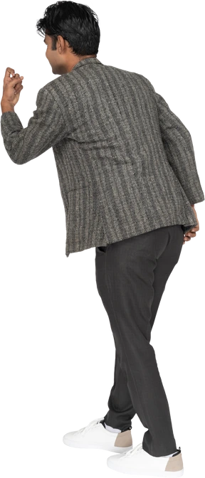 Man in suit standing