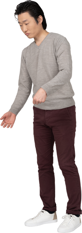 Man in casual clothes standing