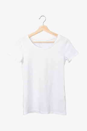 T-shirt blanc basique pour combiner n'importe quoi