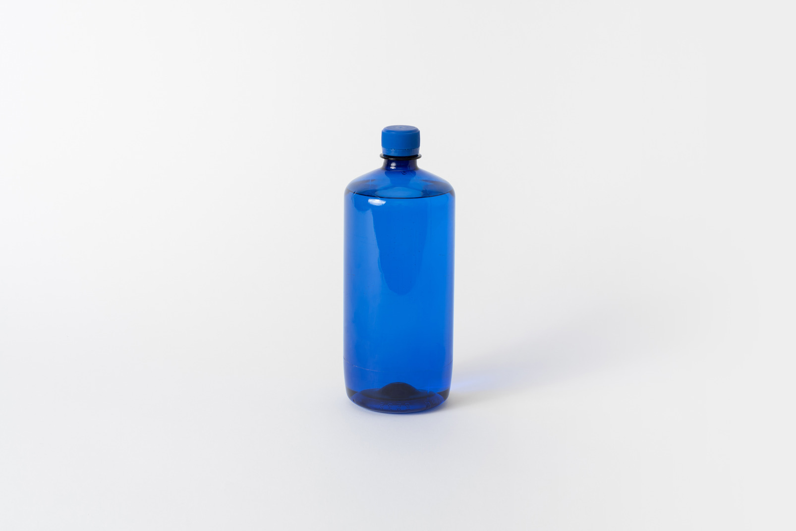 Blue household bottle
