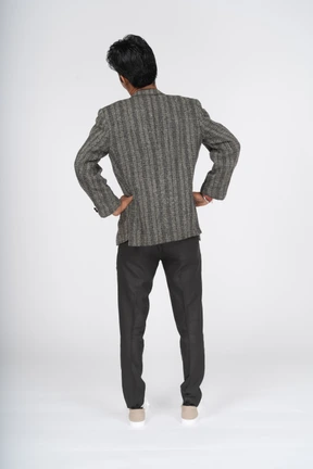 Man in suit standing