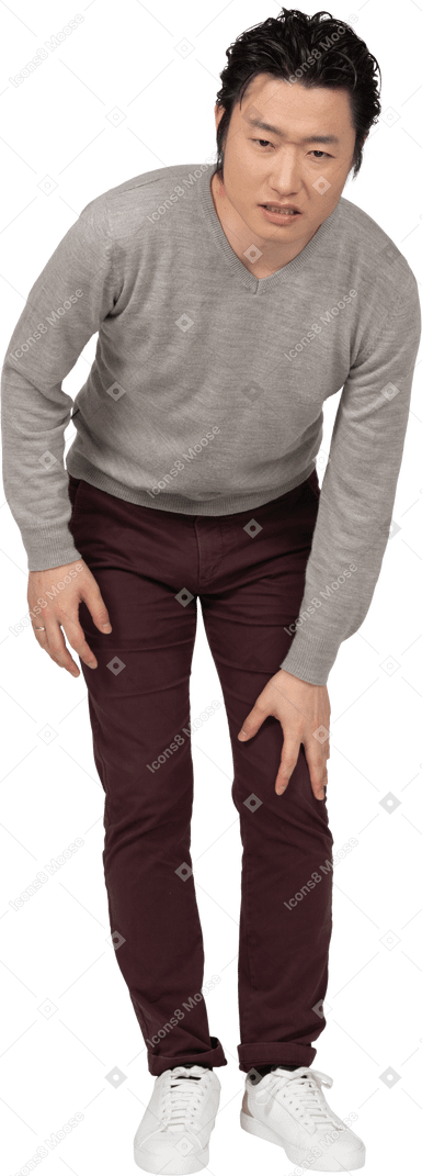 Man in casual clothes standing