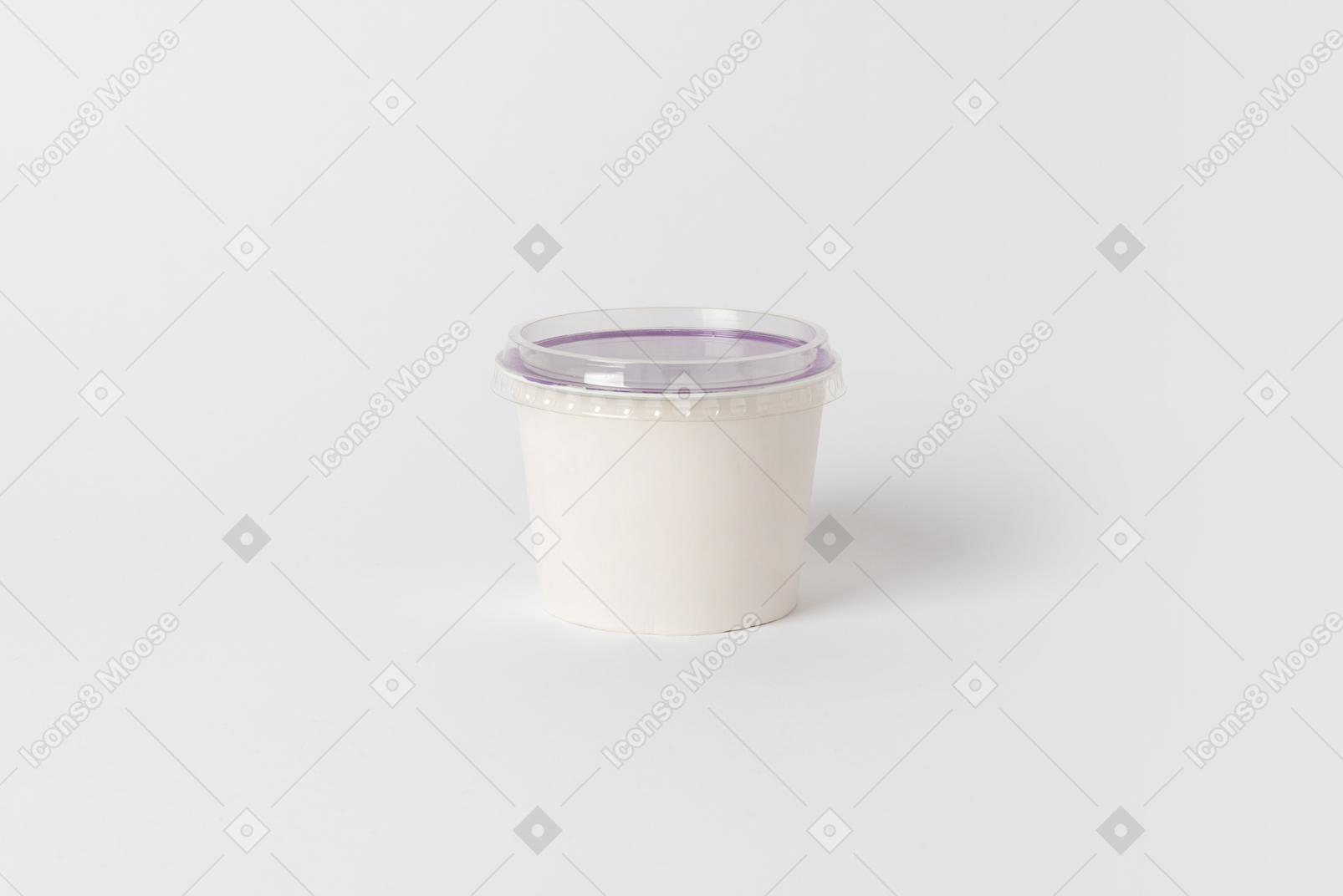 Une boîte de crème sure