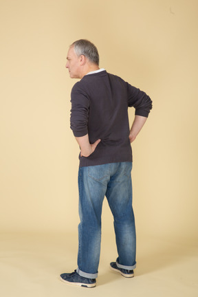 Man in casual clothes standing