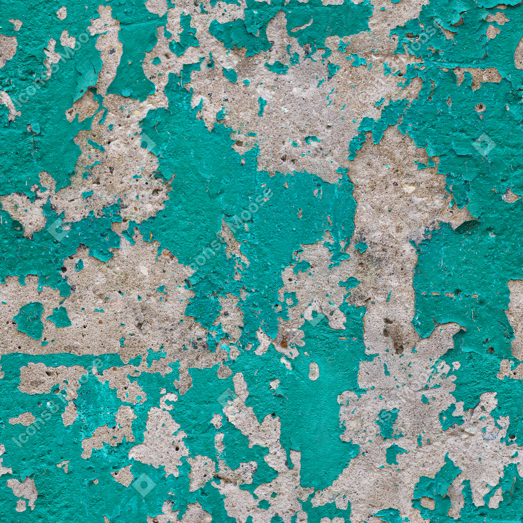 Grün gestrichene betonwand