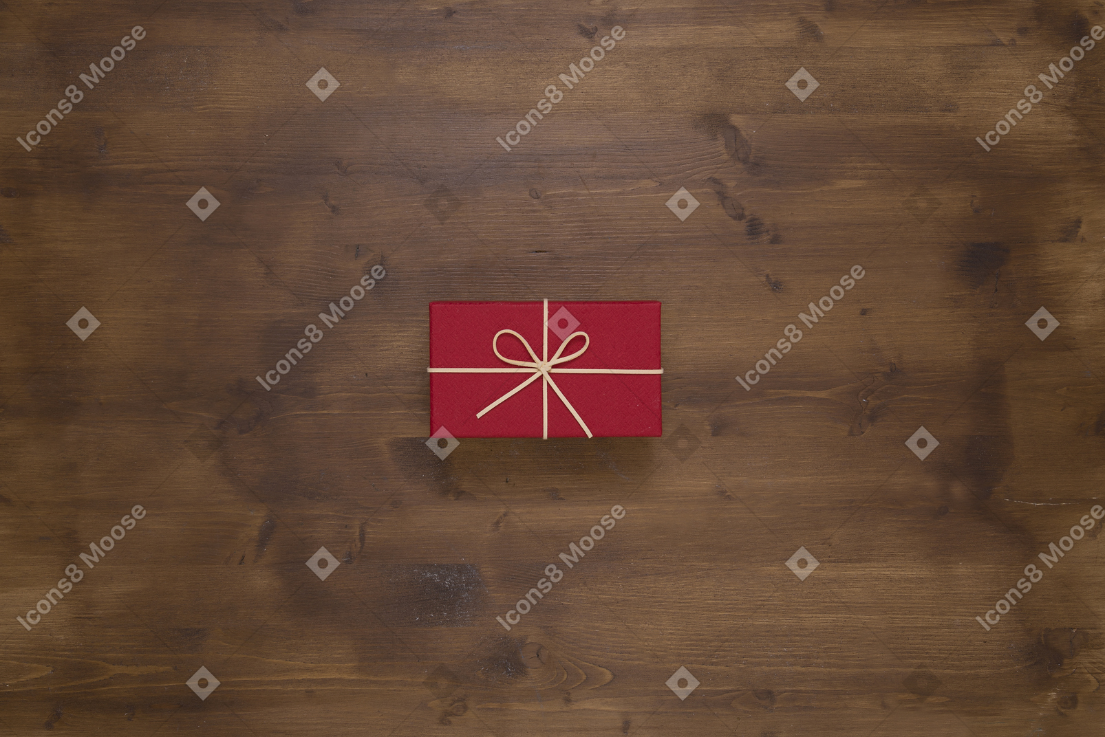 Lonely present expecting its receiver