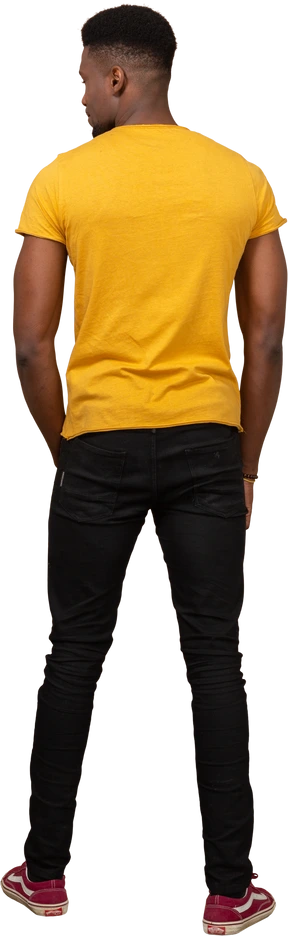 Man in casual clothes standing