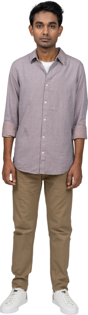 Man in casual clothes standing