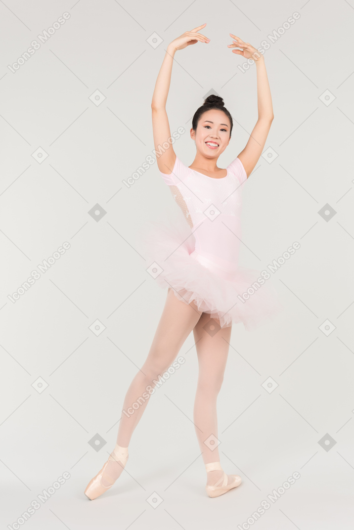Ballet practice is all about mastering technique