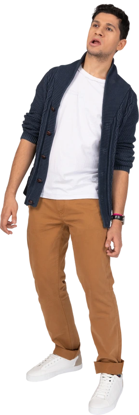 Man in casual clothes standing