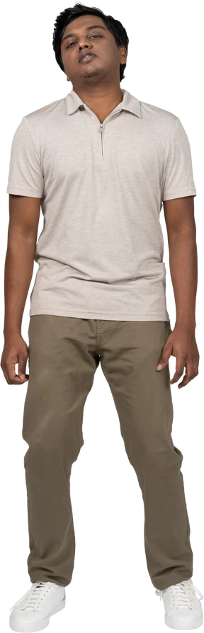 Man in casual clothes standing